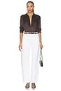 view 5 of 4 Tyler Longsleeve Blouse in Dark Java