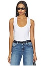 view 1 of 4 Shania Racerback Tank in White