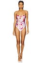 view 2 of 4 Amie Soft Cloud Underwire Bandeau One Piece Swimsuit in Multi