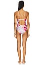 view 4 of 4 Amie Soft Cloud Underwire Bandeau One Piece Swimsuit in Multi