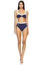 view 4 of 5 НИЗ БИКИНИ VANESSA in Color Block Chic Marine