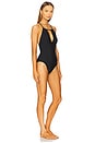 view 2 of 3 Belle One Piece Swimsuit in Black
