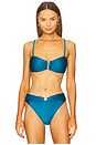 view 1 of 5 Krysta Bikini Top in Viridian