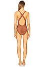 view 3 of 4 Lisa One Piece Swimsuit in Bronze