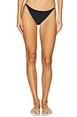 view 1 of 4 Violet String Bikini Bottom in Black