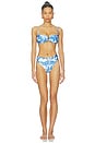 view 4 of 4 BAS DE MAILLOT DE BAIN GIANNA in Blue