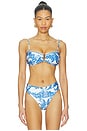 view 1 of 4 HAUT DE MAILLOT DE BAIN KRYSTA in Blue