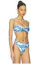 view 2 of 4 HAUT DE MAILLOT DE BAIN KRYSTA in Blue
