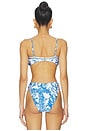 view 3 of 4 HAUT DE MAILLOT DE BAIN KRYSTA in Blue