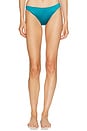 view 1 of 4 Jean Scoop Front Bikini Bottom in Crystal Teal