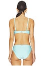 view 3 of 4 HAUT DE MAILLOT DE BAIN FORME BANDEAU ALEXANDRIA in Ice Blue