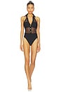 view 1 of 3 Natalya Collared One Piece in Black