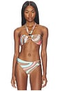 view 1 of 5 TOP BIKINI BANDA KRYSTA in Ice Blue Multi