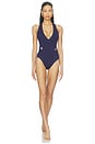 view 1 of 4 Cable Knit Solids Lisa One Piece in Midnight