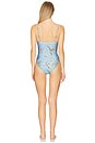 view 3 of 3 Remi Chain Lingerie One Piece Swimsuit in Sky