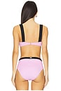 view 3 of 5 Alexandria Colorblock Chic Bikini Top in Light Violet