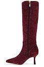 view 5 of 5 Marya Boot in Burgundy Suede