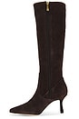 view 5 of 5 BOTTINES MARYA in Dark Brown Suede