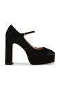 view 1 of 5 Lilles Mary Jane Pump in Black Suede