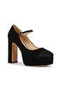 view 2 of 5 Lilles Mary Jane Pump in Black Suede