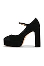 view 6 of 5 Lilles Mary Jane Pump in Black Suede