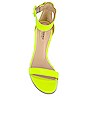 view 4 of 5 Gisele II Heel in Neon Chartreuse