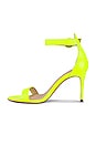 view 5 of 5 Gisele II Heel in Neon Chartreuse