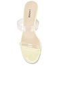 view 4 of 5 Idalie Sandal in Yellow Vinyl