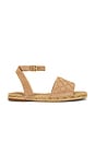 view 1 of 5 Grece Sandal in Cappuccino Suede