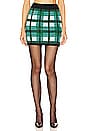 view 1 of 5 x REVOLVE Mini Skirt in Teal Plaid