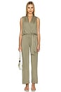 view 1 of 3 Haven Wrap Front Jumpsuit in Sage Leaf
