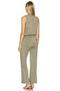 view 3 of 3 Haven Wrap Front Jumpsuit in Sage Leaf