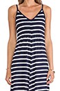view 4 of 4 Classic Stripe Cami Maxi Dress in Navy & White