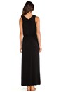 view 3 of 4 V Back Tie Maxi Dress in Black