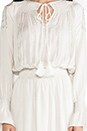 view 5 of 6 Peasant Dress in Off White