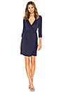 view 1 of 3 Lenore Wrap Dress in Midnight