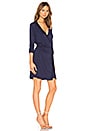 view 2 of 3 Lenore Wrap Dress in Midnight