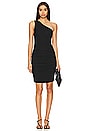 view 1 of 3 Mulholland One Shoulder Tank Dress in Black