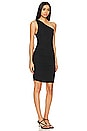 view 2 of 3 Mulholland One Shoulder Tank Dress in Black