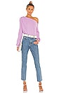 view 4 of 4 Audrey Off Shoulder Pullover in Pretty Pink