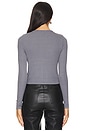 view 3 of 4 Sweet V Cardi in Charcoal Grey
