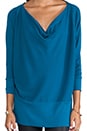 view 4 of 5 Aiden Dolman Long Sleeve Top in Imperial Blue