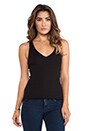 view 1 of 4 Racerback V Neck in Black