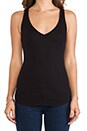 view 4 of 4 Racerback V Neck in Black