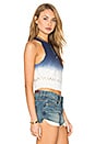 view 2 of 5 Darma Crop Tank in Indigo