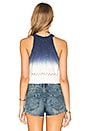 view 3 of 5 Darma Crop Tank in Indigo