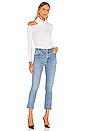 view 4 of 4 Carson Open Shoulder Turtleneck in Soft White