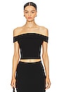 view 1 of 4 Don't Think Twice Off Shoulder Top in Black