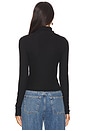 view 3 of 4 Felix Crop Turtle Neck Top in Black