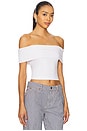 view 2 of 4 Don't Think Twice Off Shoulder Top in Dove